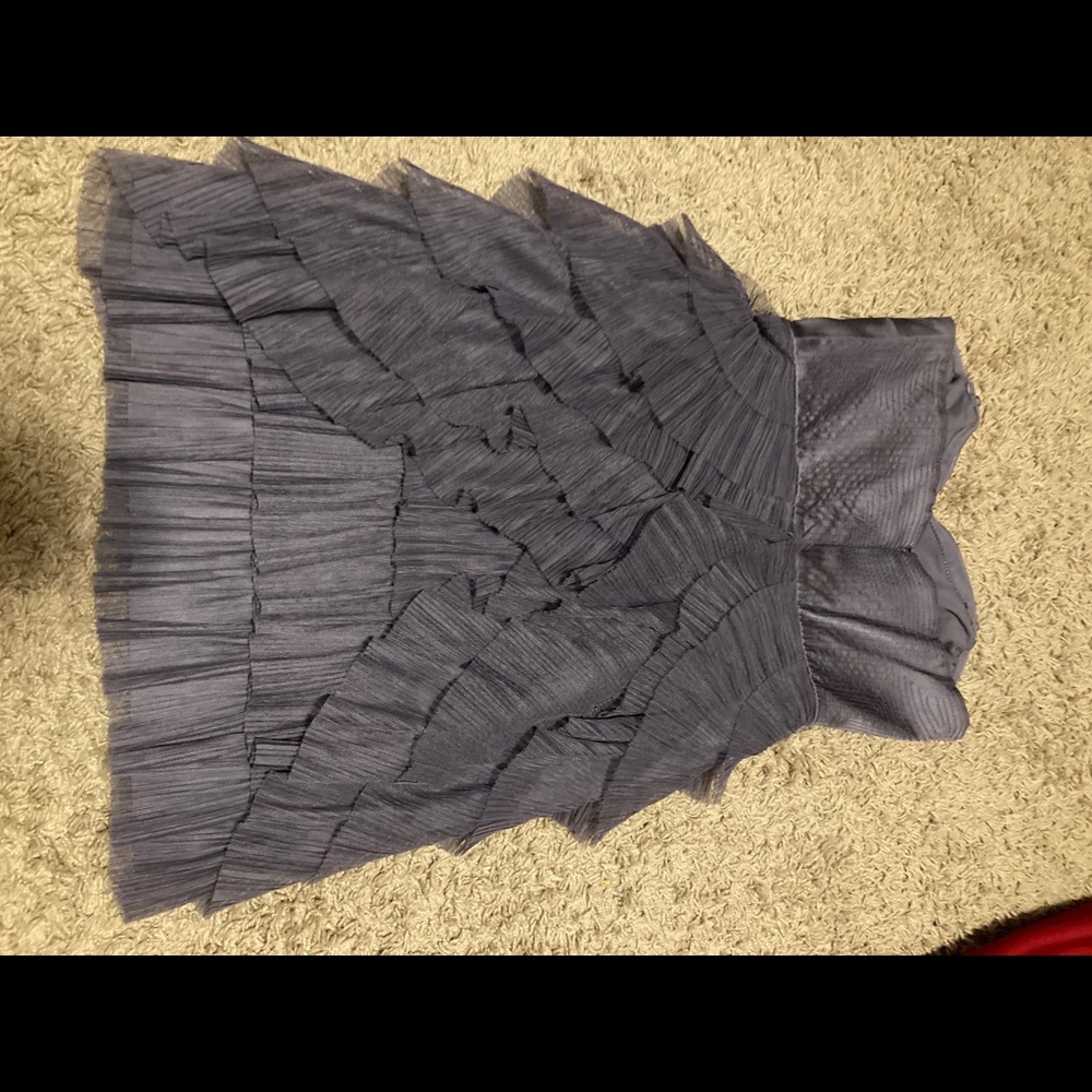 BCBG Purple Strapless Cocktail Dress size 4